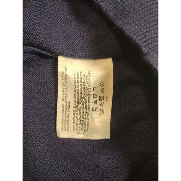 Brooks Brothers Navy Blue Supima Cotton Knit Sweater Vest Mens XLarge Old Money - Picture 6 of 8